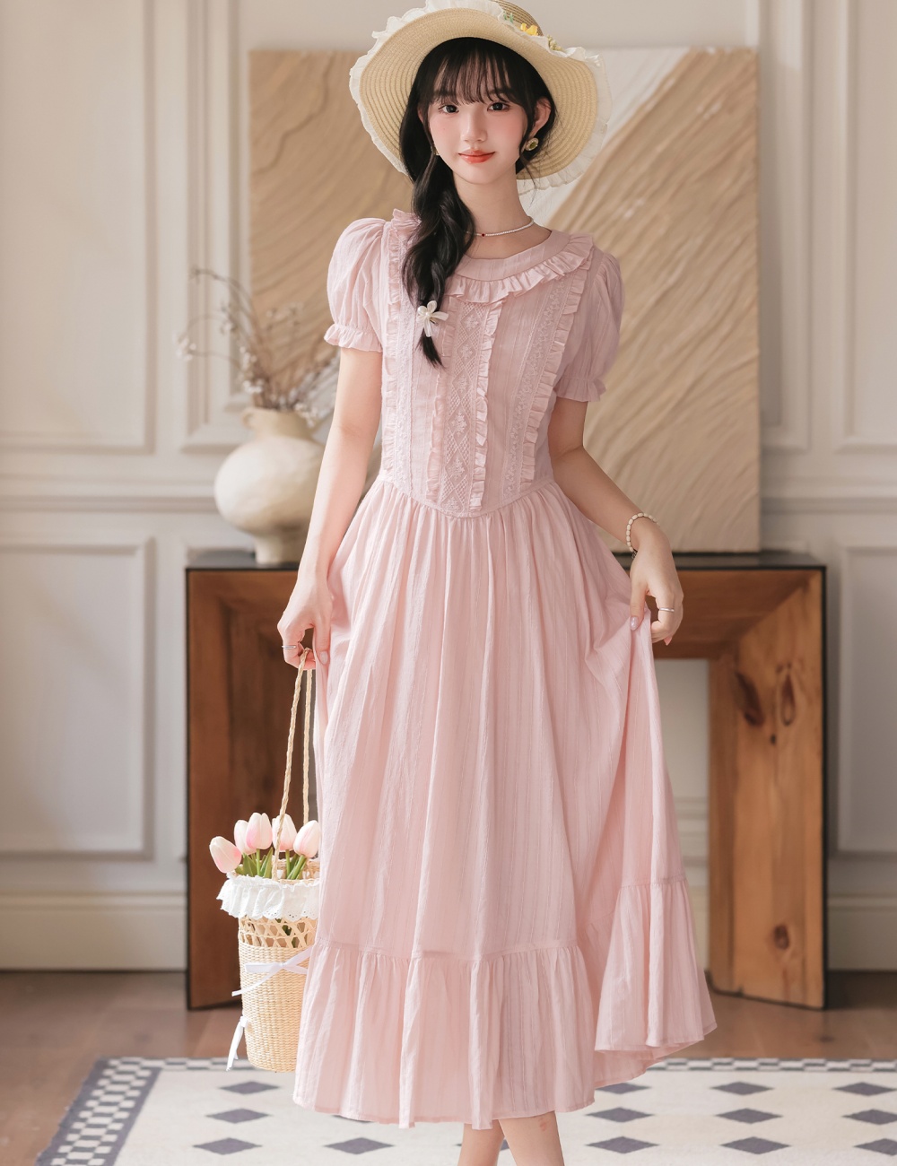 Maiden long dress tender dress for women