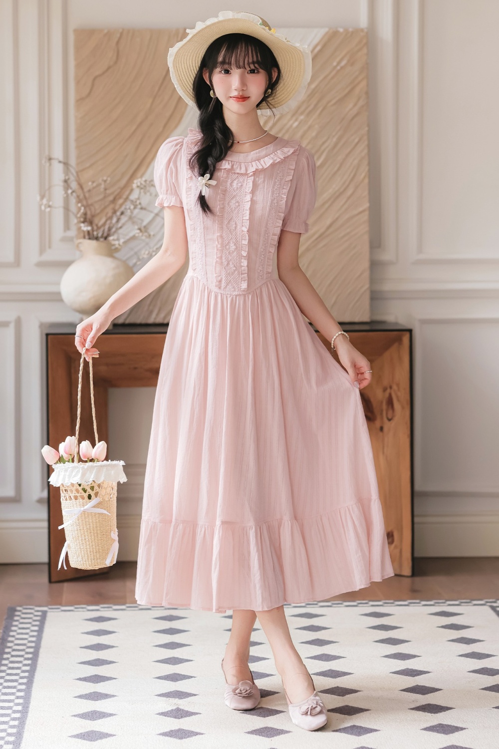 Maiden long dress tender dress for women