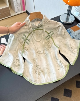 Chinese style shirt slim small shirt for women