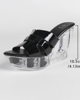 Pole dancing very high slippers nightclub shoes for women
