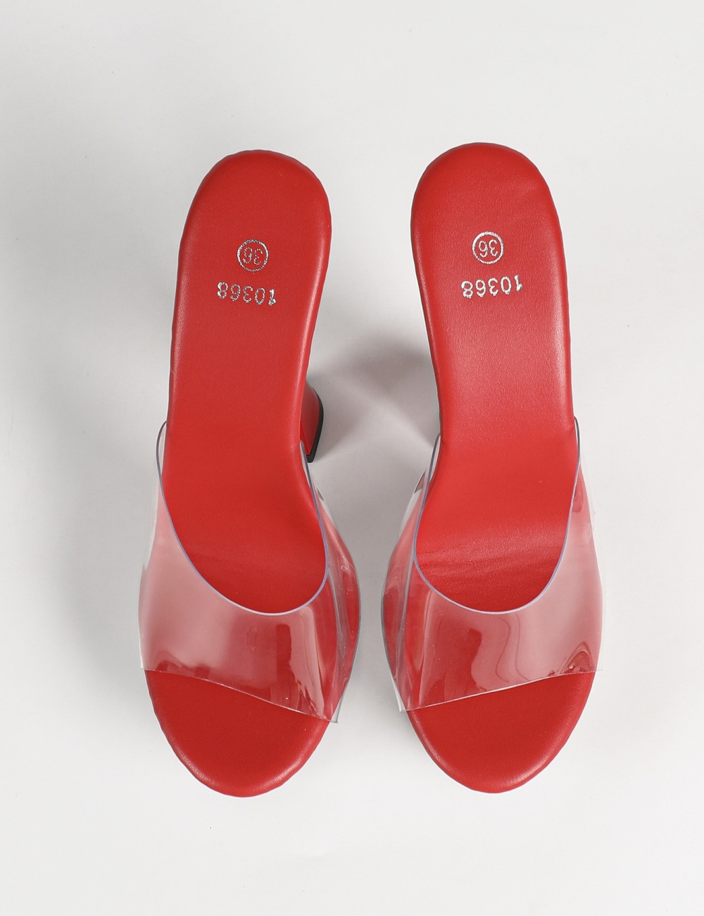 Model catwalk shoes fine-root nightclub slippers for women