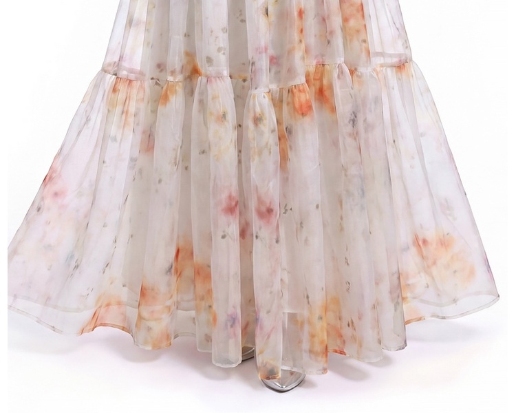 Printing Bohemian beach dress