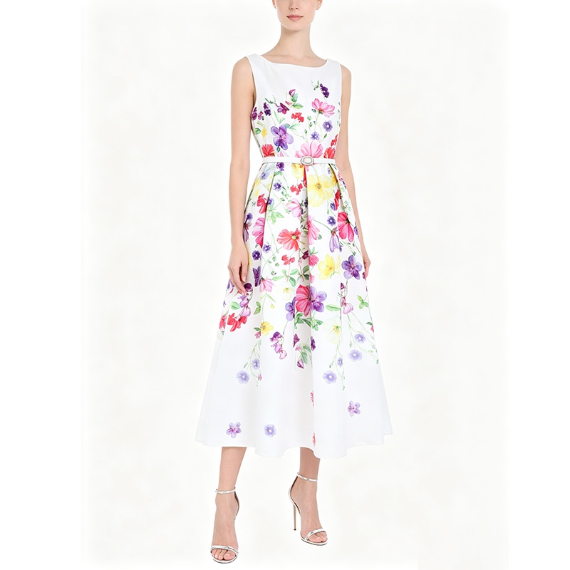 Hepburn style temperament spring and summer dress