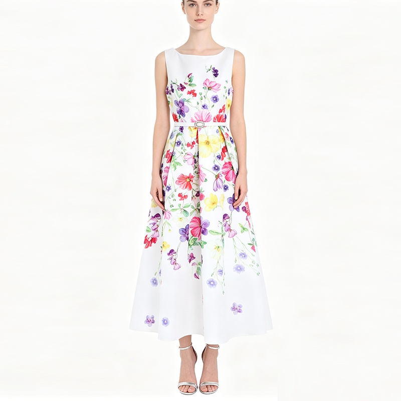 Hepburn style temperament spring and summer dress