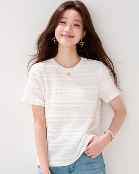 Pullover tops short sleeve T-shirt for women