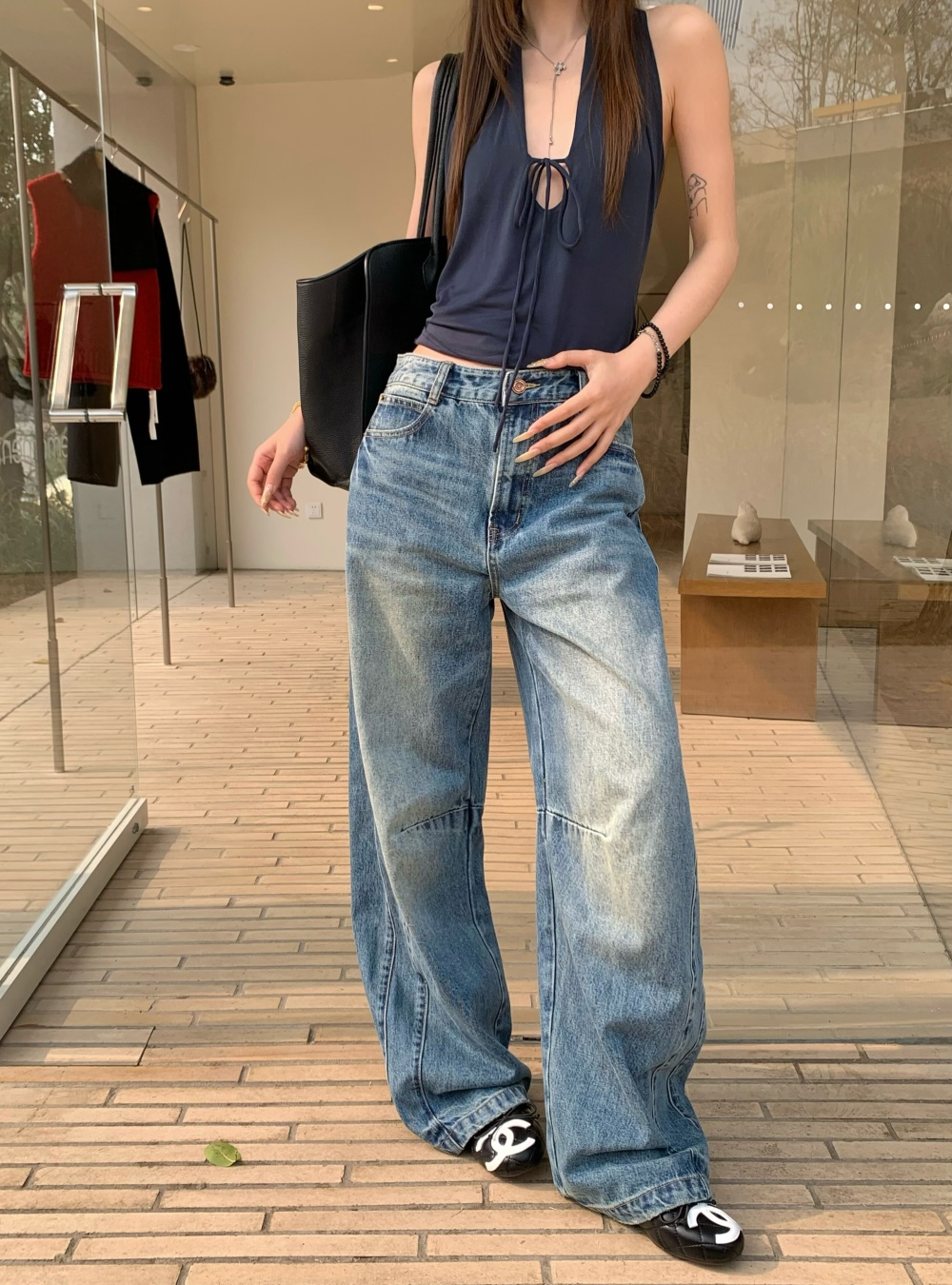 Wide leg pants