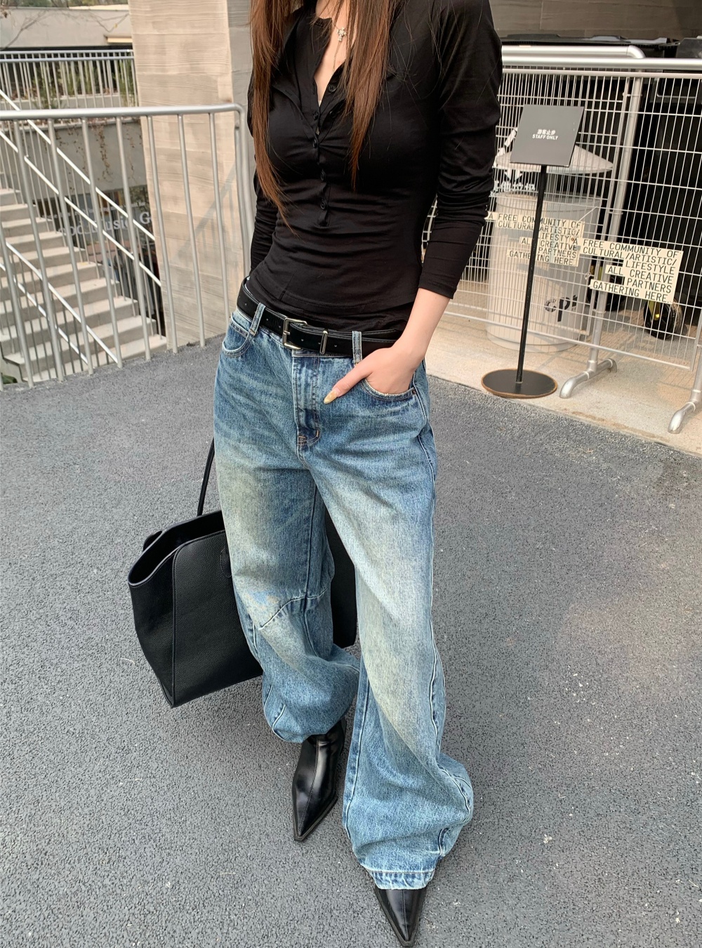 Wide leg pants