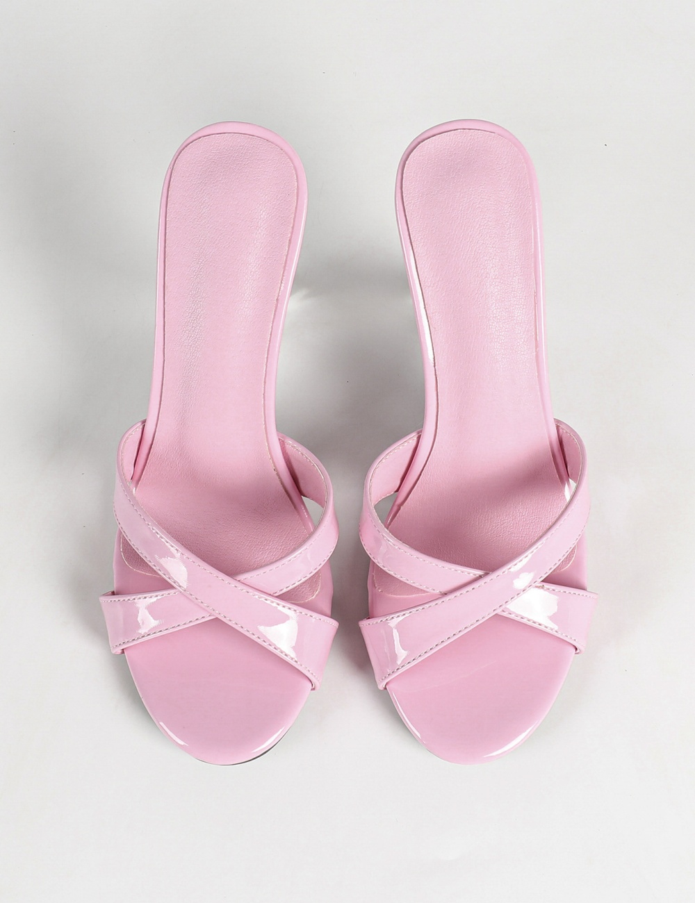 High-heeled slippers fine-root sandals for women