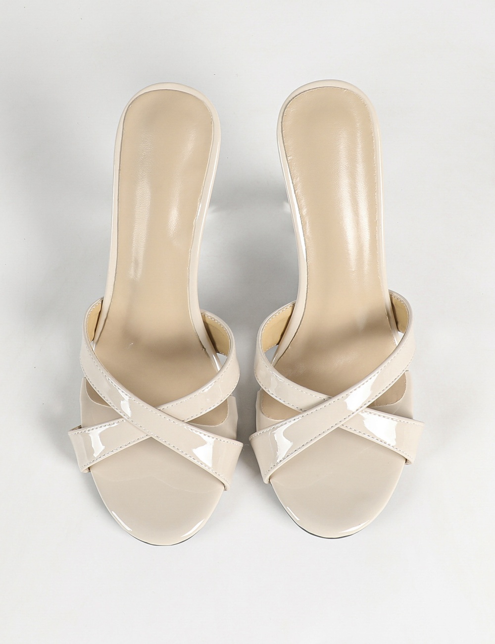 High-heeled slippers fine-root sandals for women