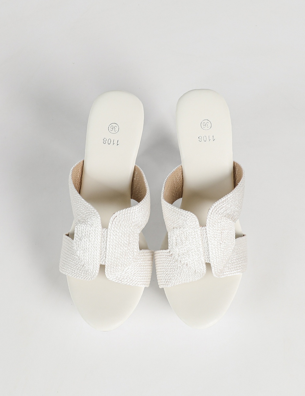 Transparent sexy shoes European style thick platform