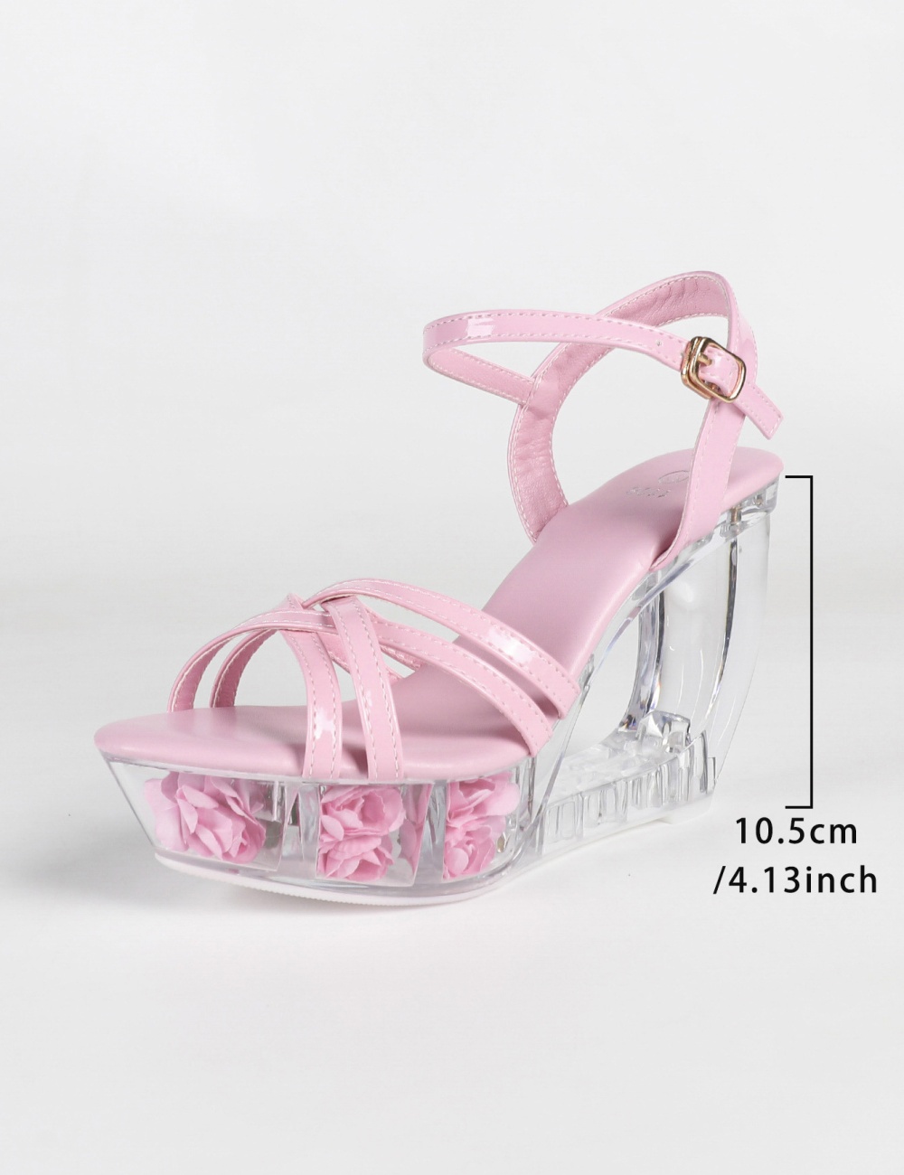 Antiskid rhinestone nightclub thick fashion crystal sexy shoes