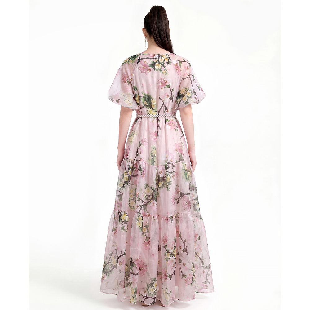 Printing Bohemian beach dress