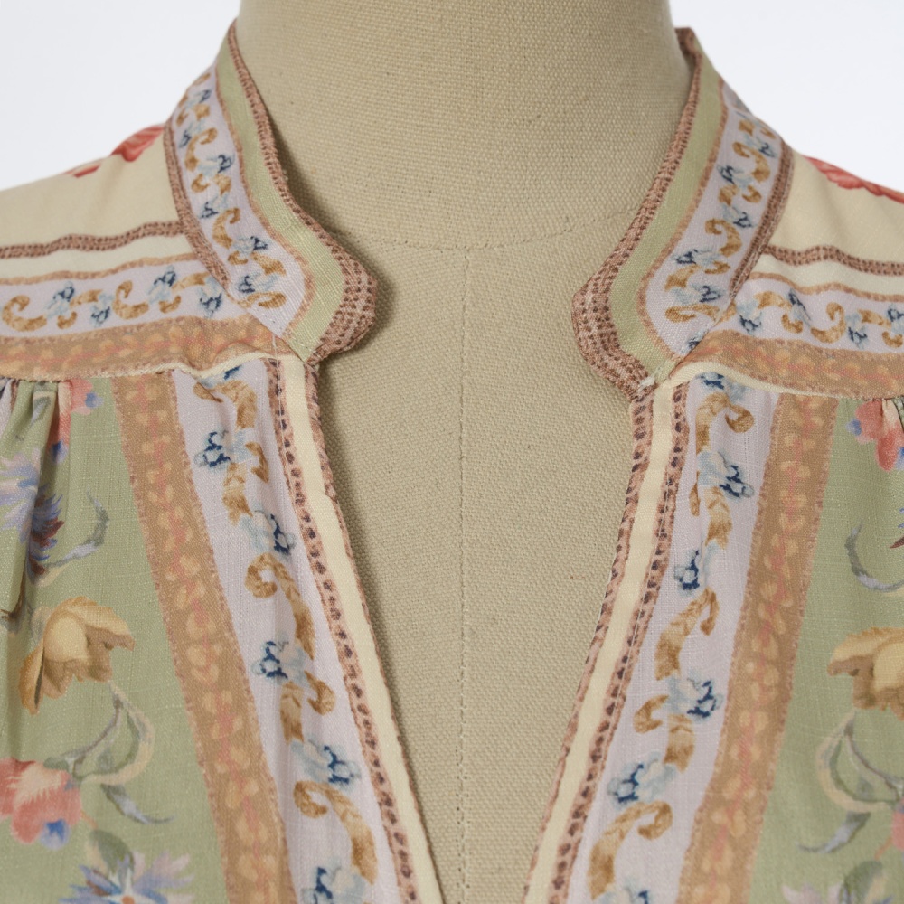 Summer printing shirt retro dress