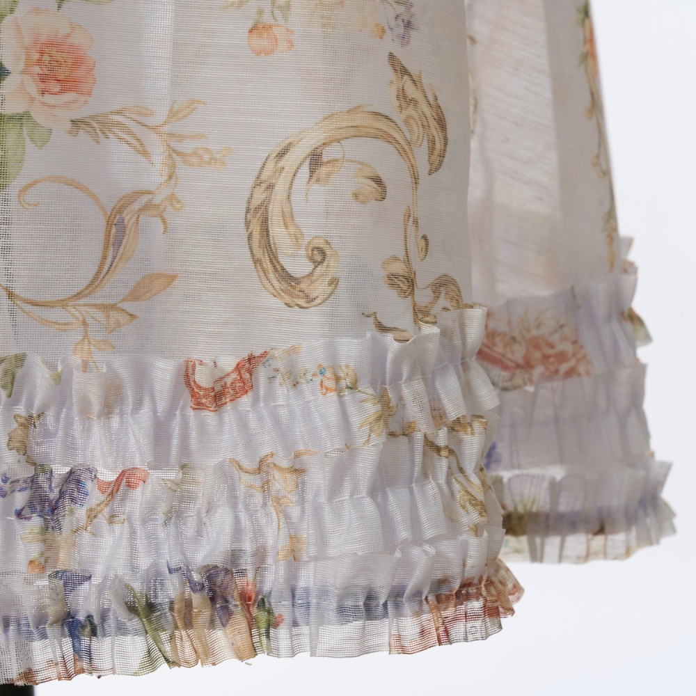 Sling silk linen long dress