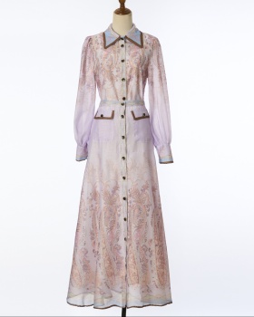 A-line spring flax skirt a set