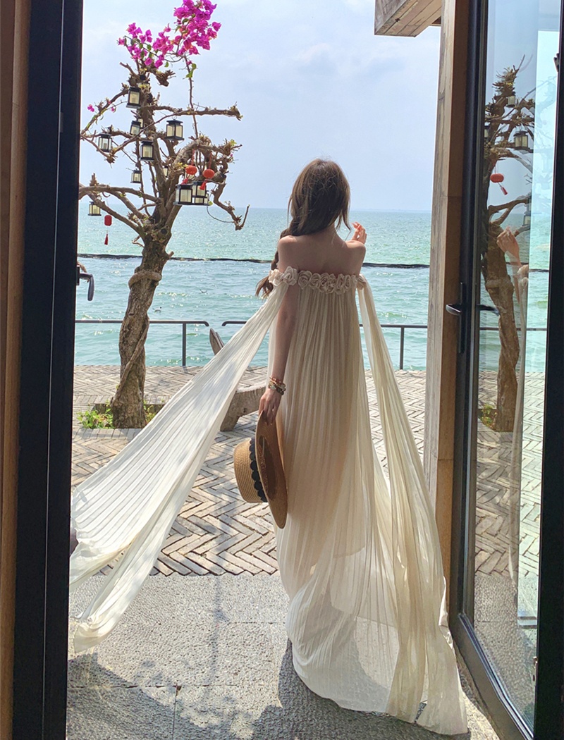 Summer sexy dress vacation flowers long dress for women