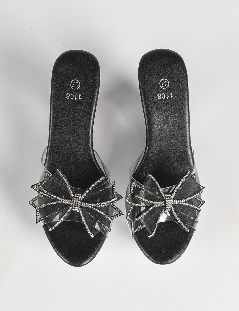 Fine-root slipsole fashion summer high-heeled slippers