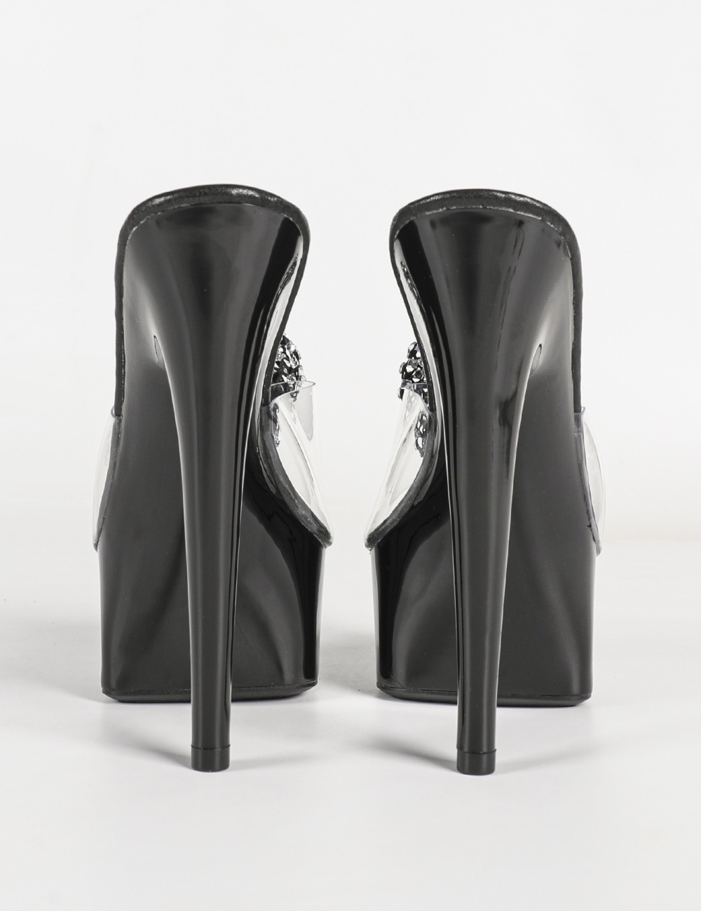 Very high fine-root nightclub party model slippers