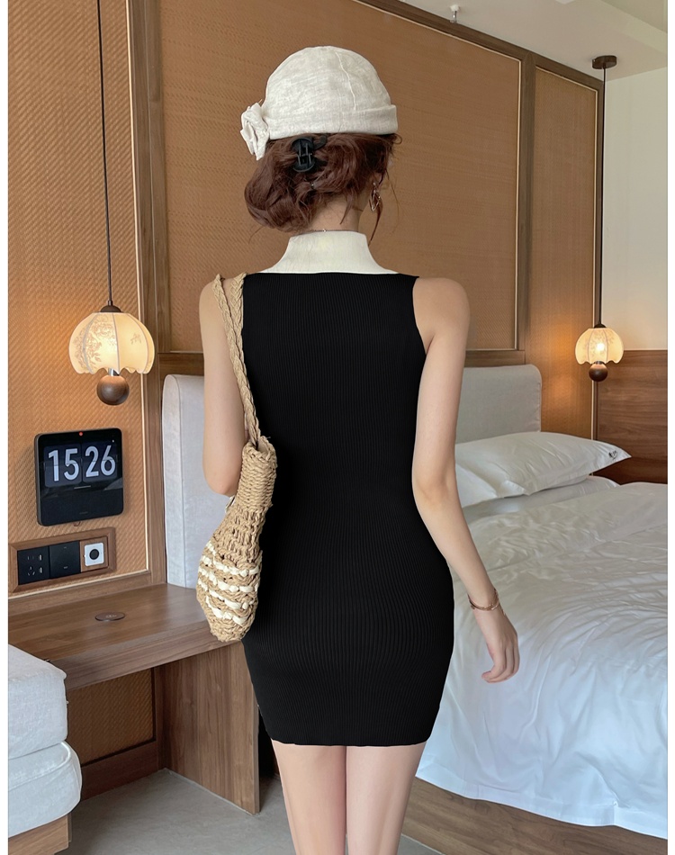 Slim summer vest sleeveless dress for women