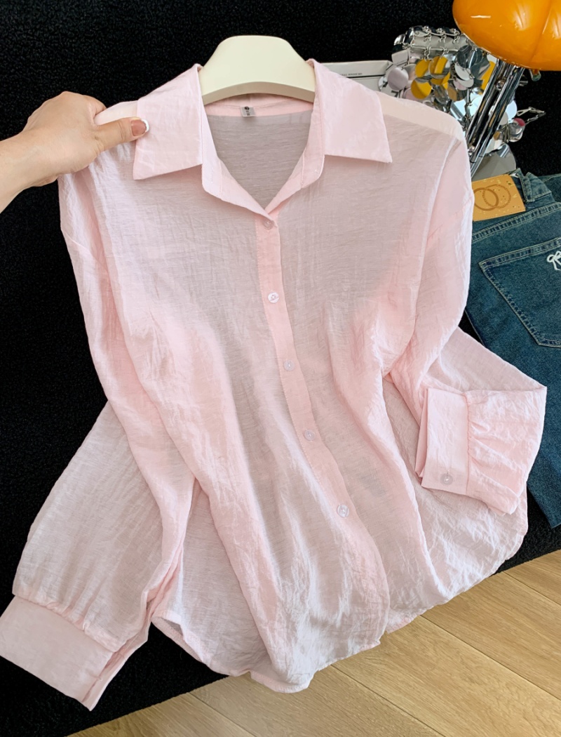 Sunscreen long sleeve niche thin coat thin breathable summer tops