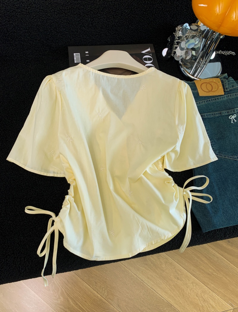 Short sleeve Korean style shirt summer tops for women