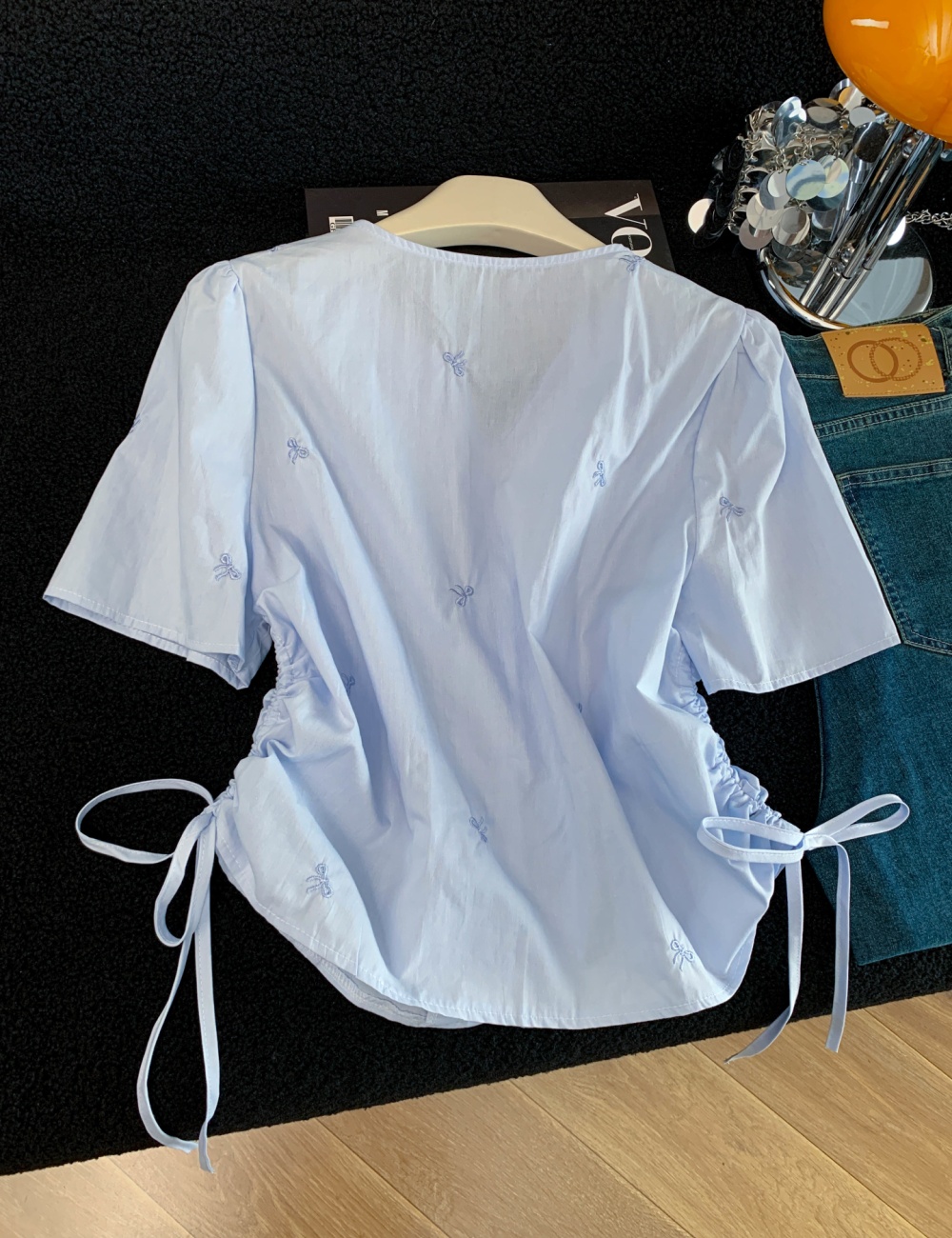 Short sleeve Korean style shirt summer tops for women