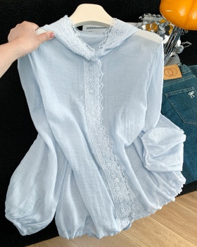 Sunscreen loose shirt summer fashion tops for women