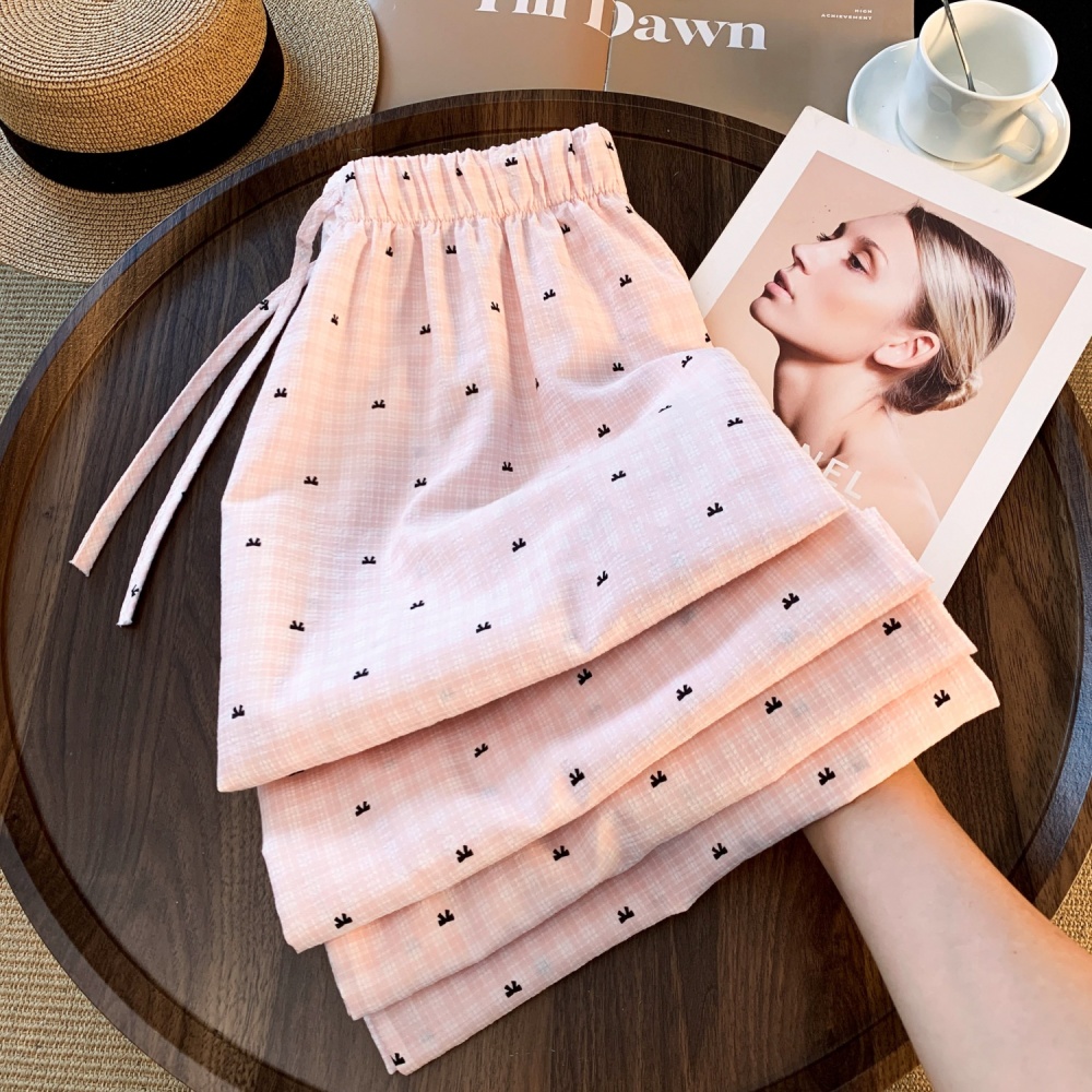 Drape long pants straight wide leg pants for women