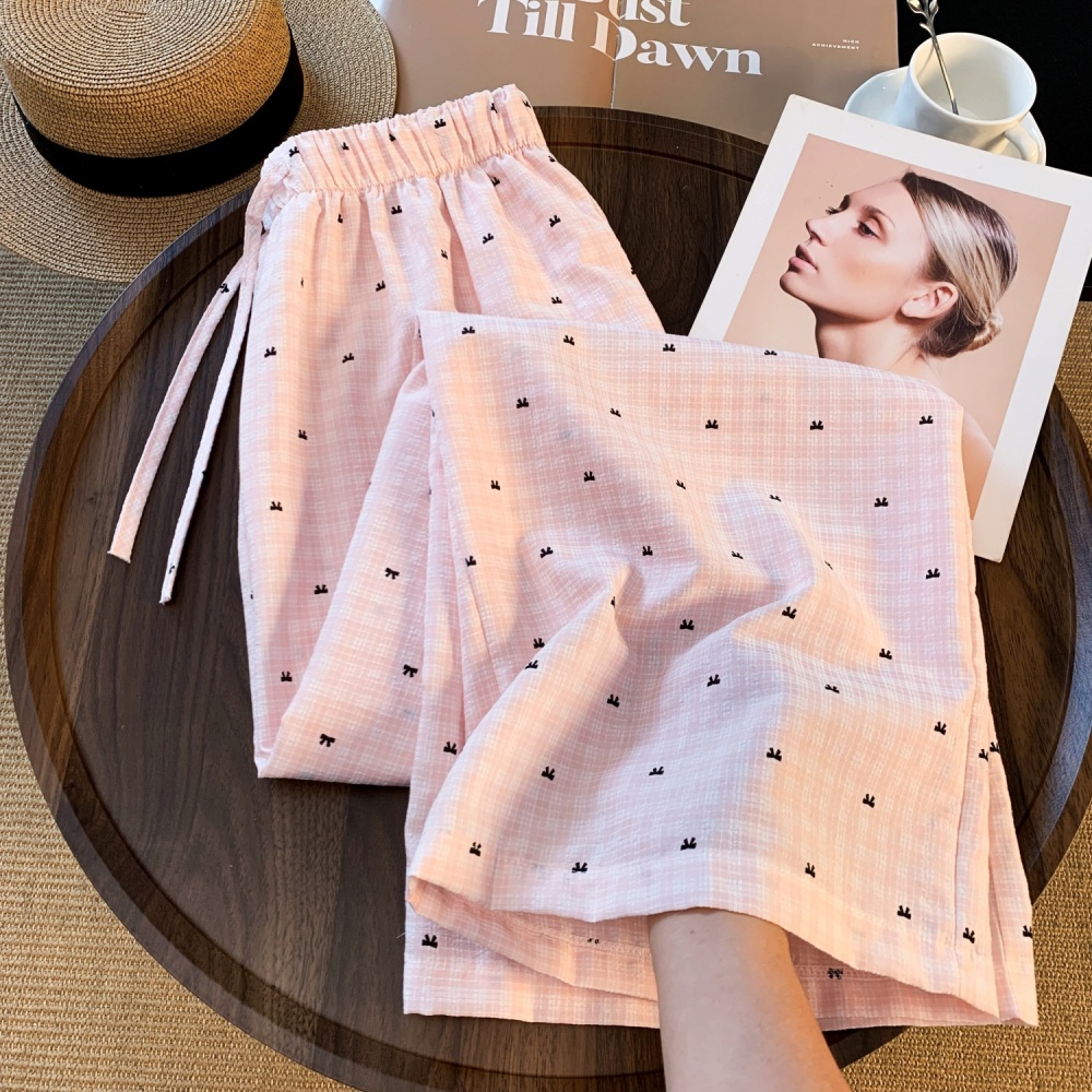 Drape long pants straight wide leg pants for women