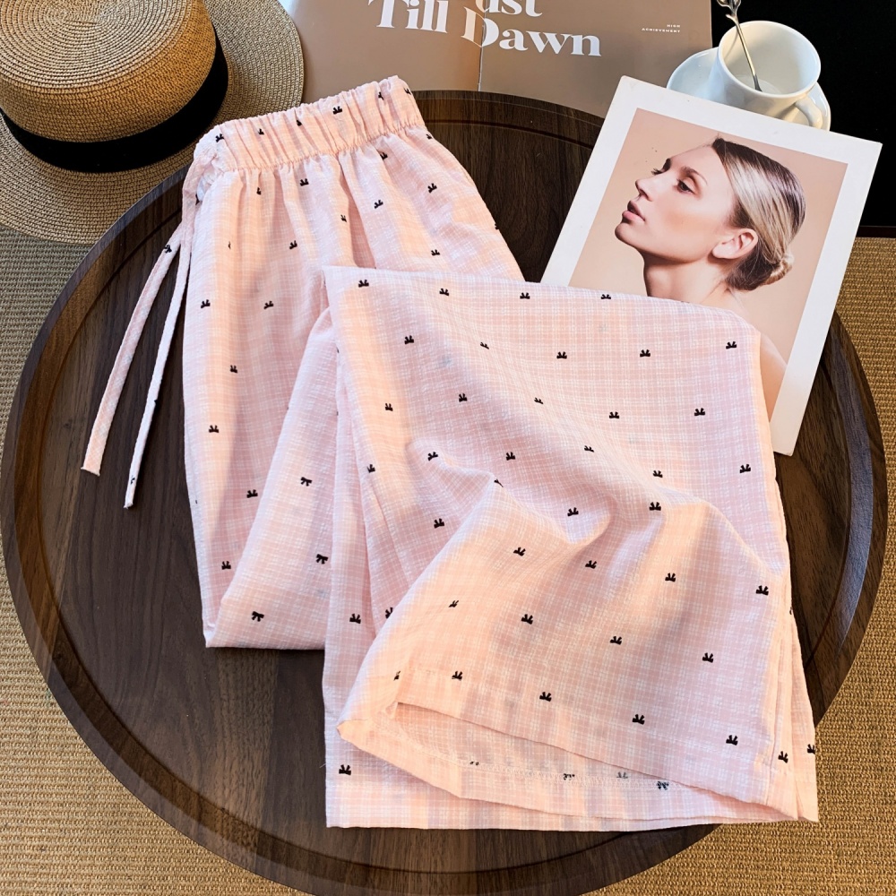 Drape long pants straight wide leg pants for women
