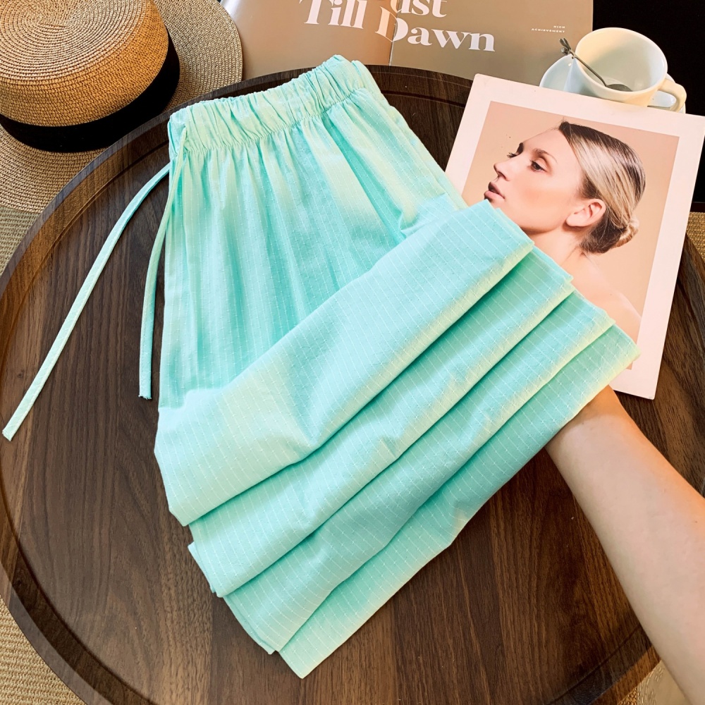 Thin summer long pants Casual wide leg pants for women