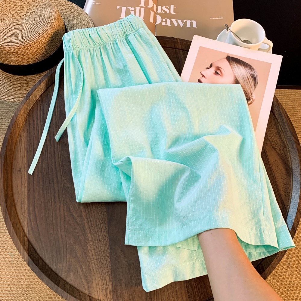 Thin summer long pants Casual wide leg pants for women