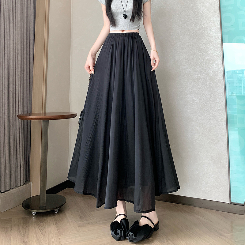 Large yard big skirt long dress minimalist skirt for women