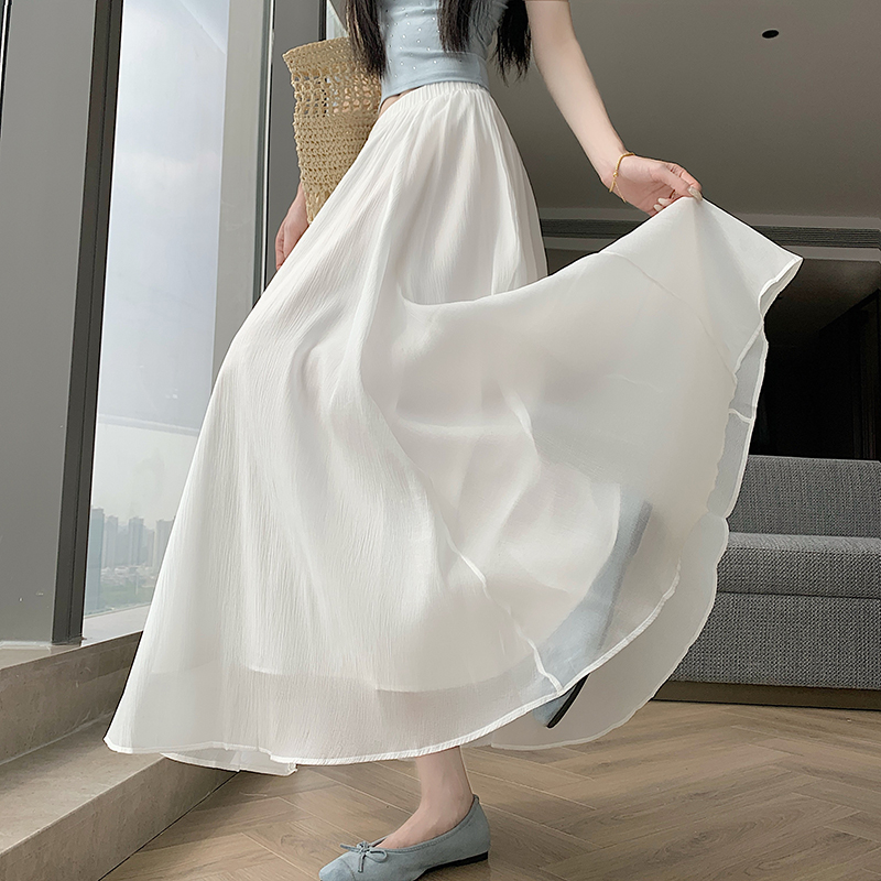 Large yard big skirt long dress minimalist skirt for women