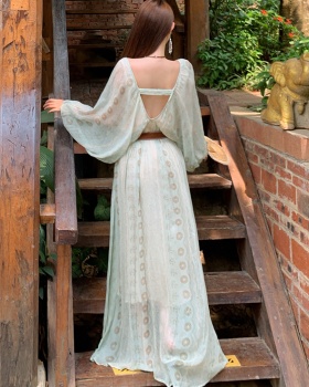 Loose beautiful dress Bohemian style long dress