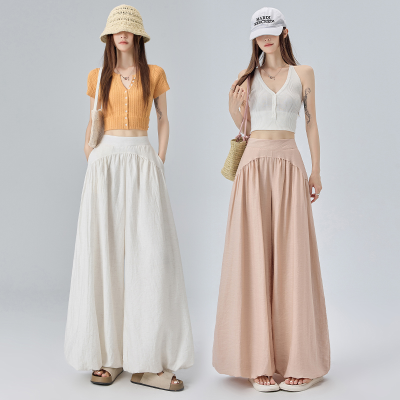 Korean style loose long pants summer slim bloomers