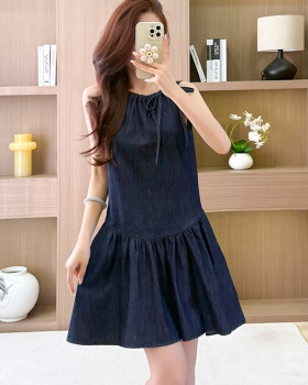 Sleeveless Casual T-back loose large yard dress for women