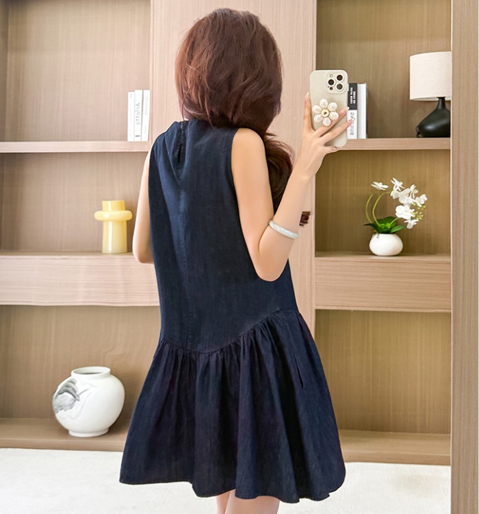 Sleeveless Casual T-back loose large yard dress for women