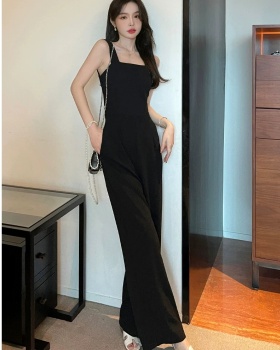 Island flair halter black Thailand jumpsuit