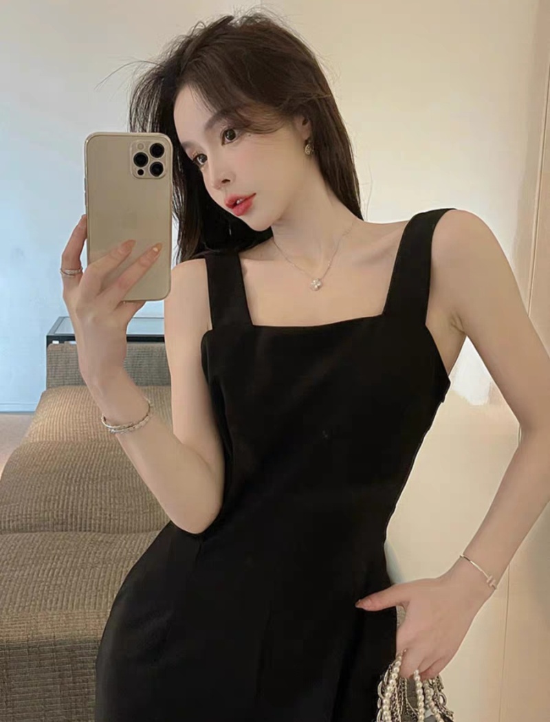 Island flair halter black Thailand jumpsuit
