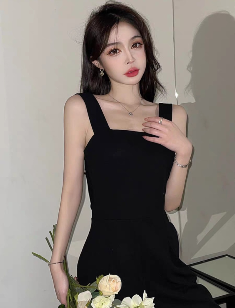 Island flair halter black Thailand jumpsuit