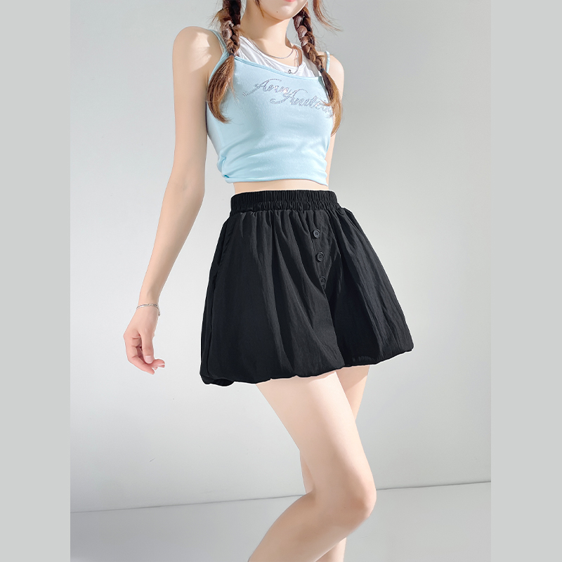 Slim A-line thin pants bubble summer bloomers for women