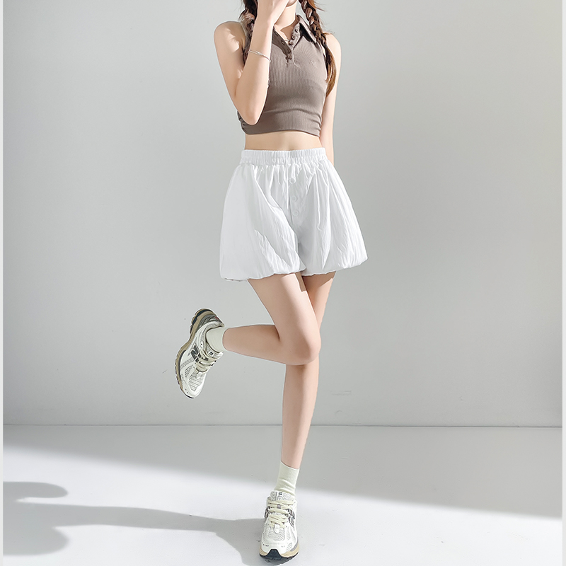 Slim A-line thin pants bubble summer bloomers for women