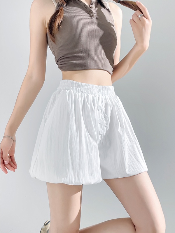 Slim A-line thin pants bubble summer bloomers for women