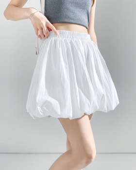 Summer white shorts elastic pants for women