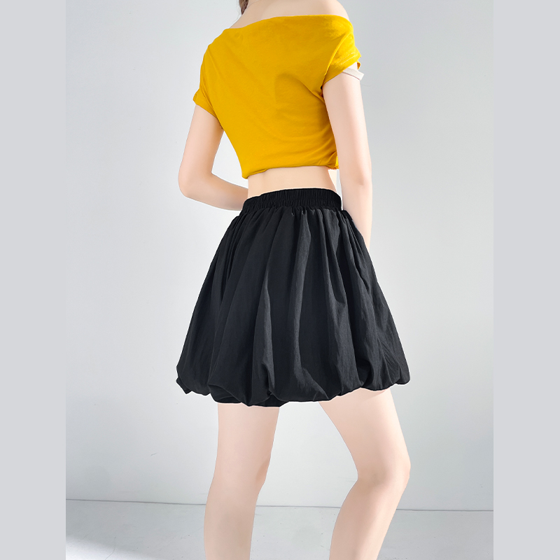 Summer white shorts elastic pants for women