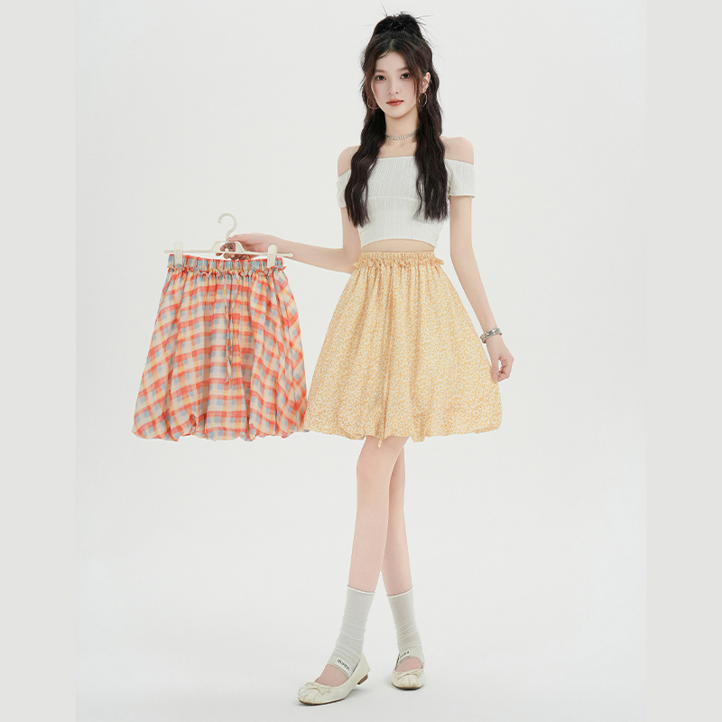Summer bud skirt all-match show young short skirt for women