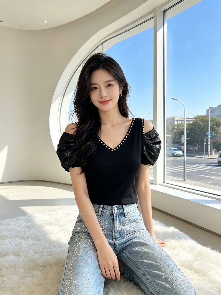 Summer T-shirt short sleeve small shirt for women