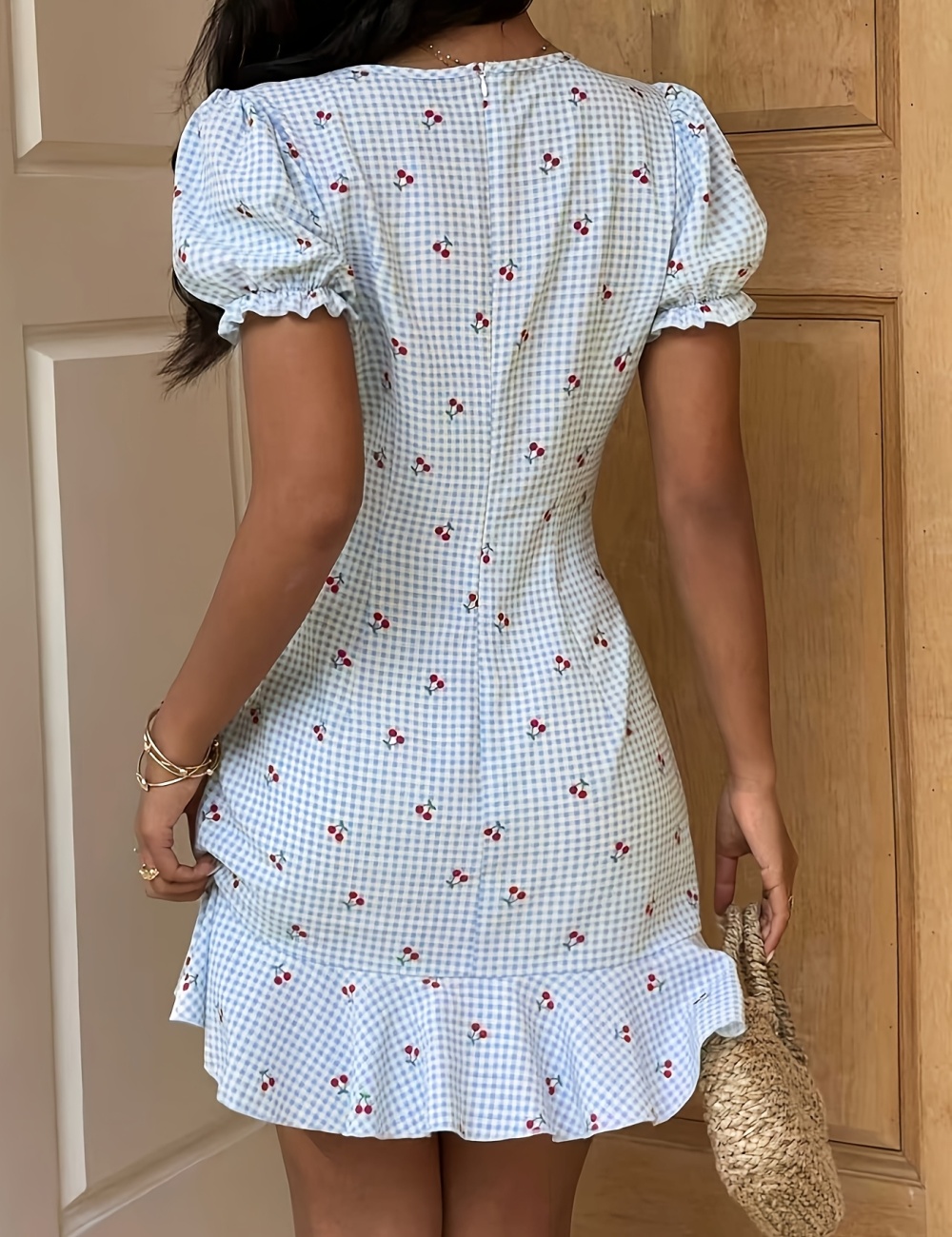 Short summer elegant dress for women