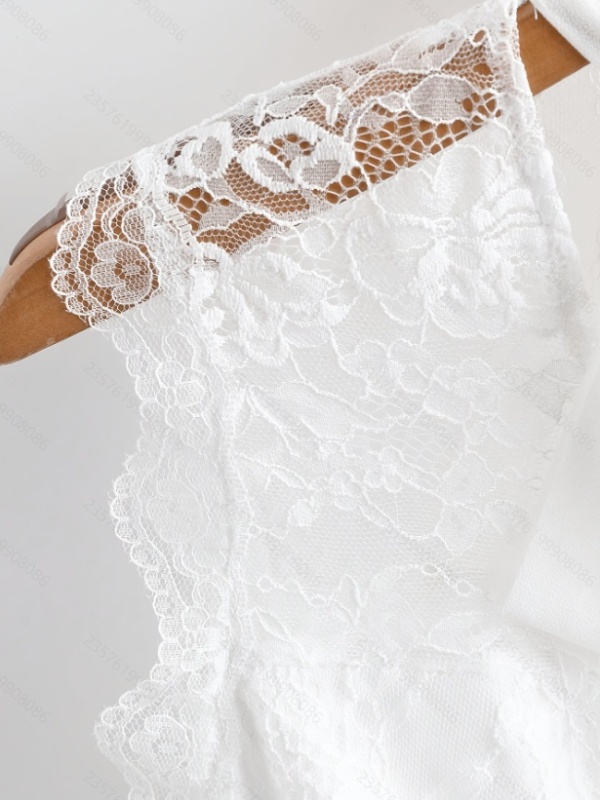 Fashion splice lace simple slim summer pure vest for women